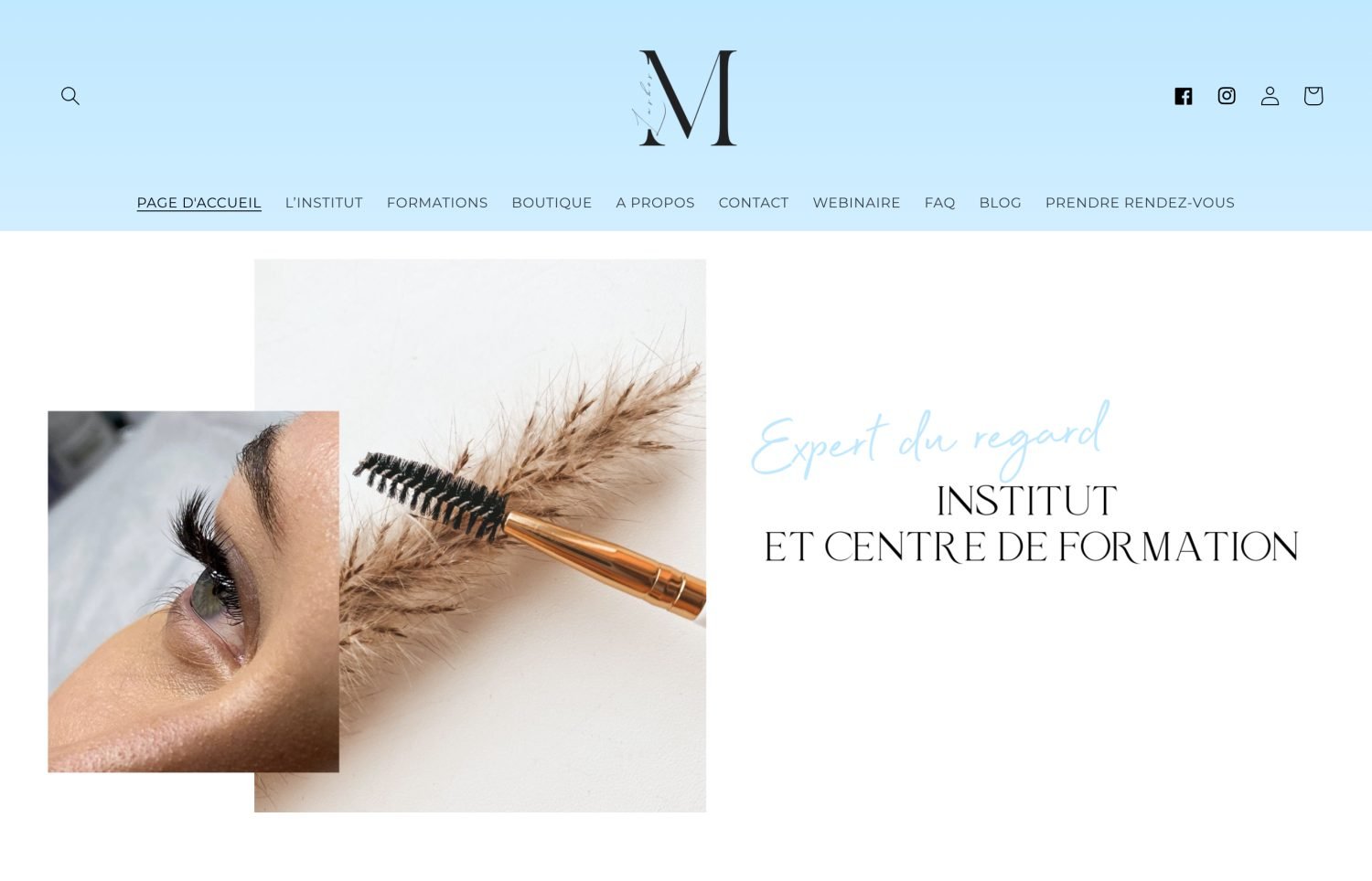 Aperçu du projet Mademoiselle Lashes