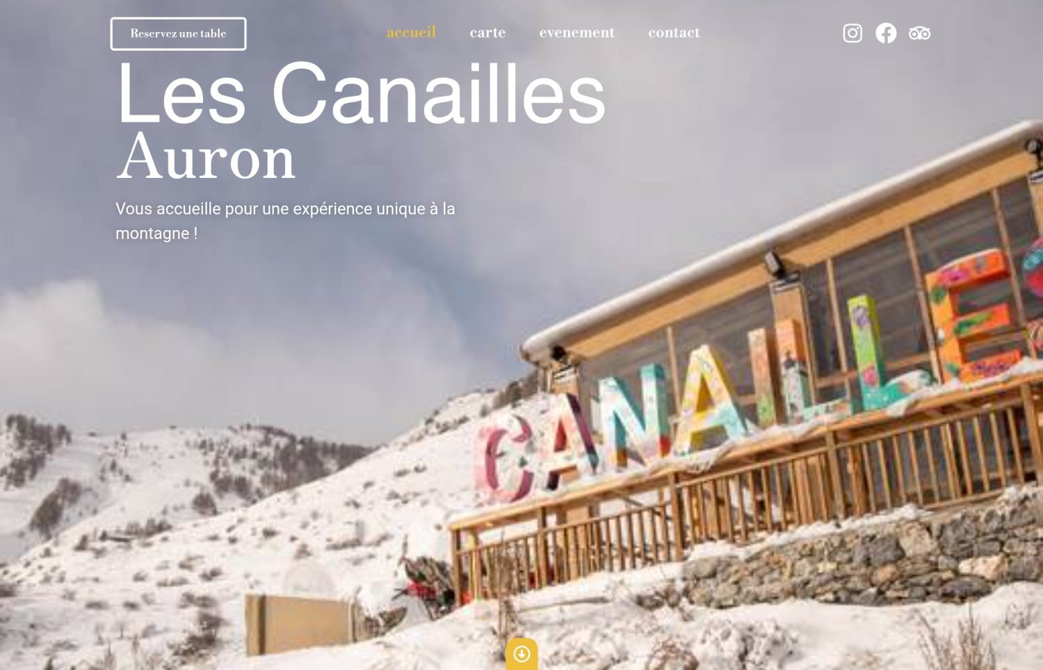 Aperçu du projet Les Canailles